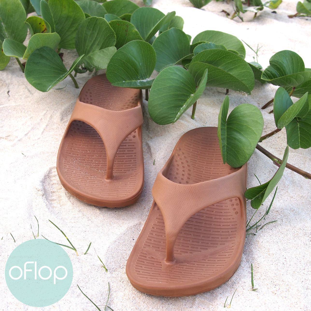 Brown Flip Pali Hawaii Thong Sandals oFlop